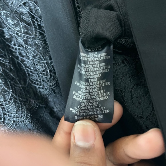 Adelyn Rae - Devon Lace & Woven Wide Legged Jumpsuit - Picture 11 of 16